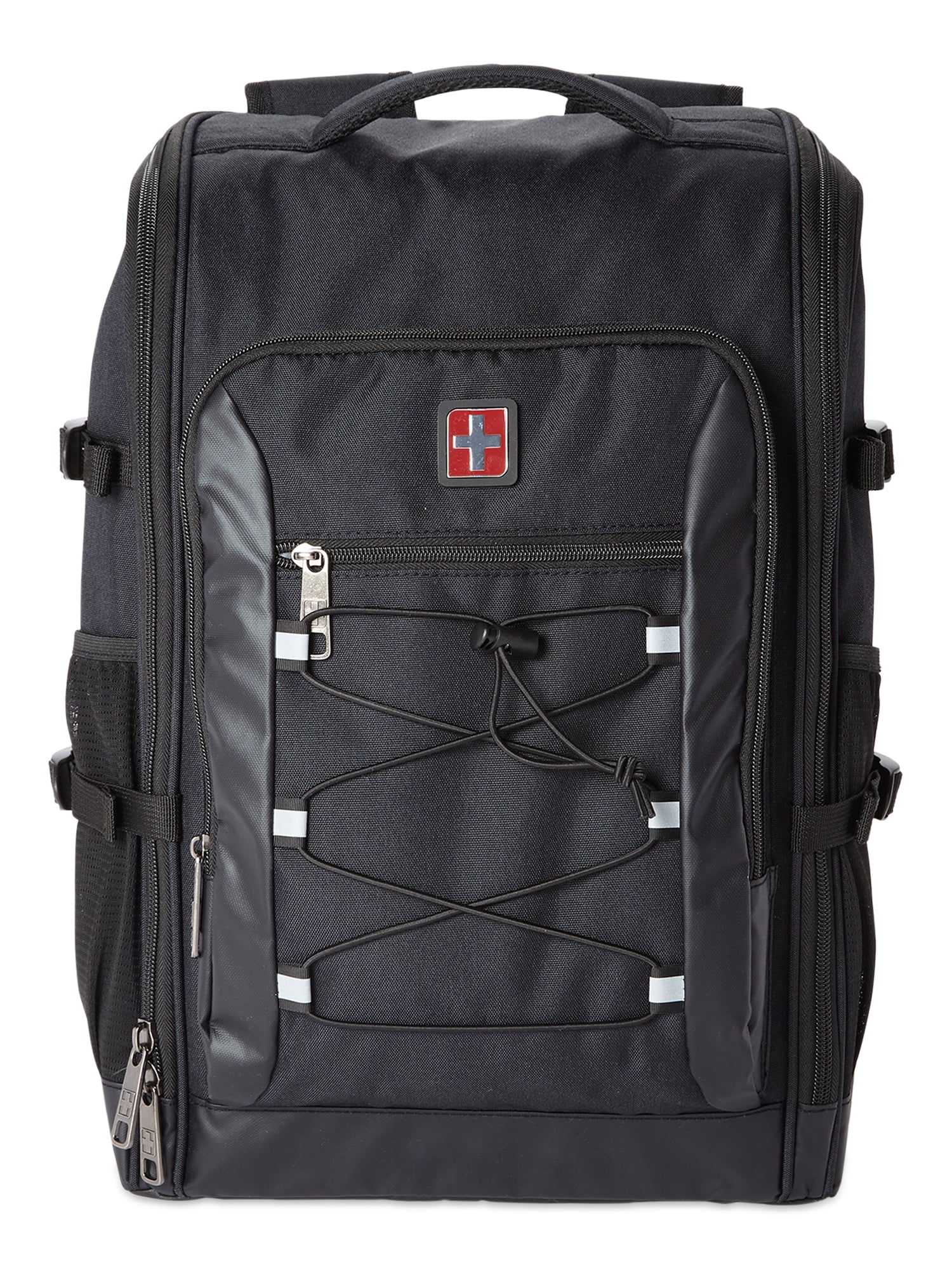 Swiss Tech Adult Unisex Zip Around Black Backpack