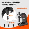 thumbnail image 3 of VEVOR Arbor Press, 1 Ton Manual Arbor Press, 5.9" Maximum Height, Cast Iron Heavy-duty Manual Desktop Arbor Press, Precision Hand Press for Stamping, Bending, Stretching, Forming, 3 of 9