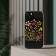 thumbnail image 3 of DistinctInk Hybrid (Acrylic / TPU) Clear Slim Fit Case for Apple iPhone 13 MINI (5.4" Screen) - "Blooming Delights: Colorful Spring Flower Patterns", 3 of 8