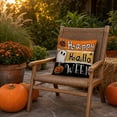 thumbnail image 4 of Halloween Pillow Covers 18x18, Halloween Decor Ghost Throw Pillow Covers Indoor Outdoor Decorative, Halloween Party Pillows for Sofa Couch Bed Living Room, 4 of 6