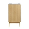 thumbnail image 3 of Sink Vanity Cabinet, White Oak, Wood, Hotel Bedroom Bathroom, Modern Contemporary HB36308, 3 of 15