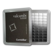Valcambi 100 x 1 Gram Silver Bar CombiBar (100 Grams) - In Assay Card