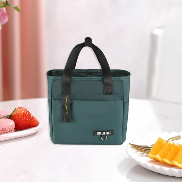 Bolsa de Almuerzo Bolsa Termica Bolsa de Mano para Mujer Aislada Bolsa de Almuerzo Termica Resistente Al Agua para Picnic Canota Verde Soledad Bolsa de almuerzo Walmart en linea