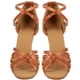 thumbnail image 2 of 1 par de zapatos de tacón alto Correa anudada Tacones altos Zapatos de baile latino para dama - Tamaño 37 (dorado), 2 of 5