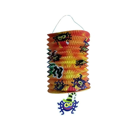 

Hlandsky Halloween Organ Light Paper Light Bar Ktv Decorative Supplies Horror Folding Telescopic Air Duct