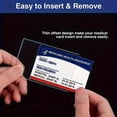 thumbnail image 4 of Durable PVC Credit Card Skin & Protector Sleeves, Waterproof Credit Card Holder Covers for Business Cards, ID Cards, Social Security Cards, 4 of 6