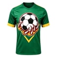 thumbnail image 4 of Toddler Boys' Sports Short Sleeve Graphic T-Shirts Fun Football Printed Crew Neck T-Shirt Size 4-5T, 4 of 4