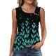 thumbnail image 3 of TaTaai Women's Fashion Printed Irregular Neck Hollow Out Sleeveless Tank Tops Pa Style Button Solid Color Casual Vests for All Seasons Gift, 3 of 8