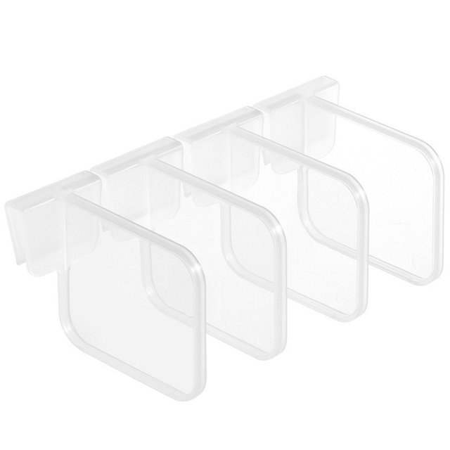 Organizador de Divisores de refrigerador TUNC 4 Piezas de plástico Ajustable