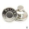 thumbnail image 1 of 5pcs Retractable Jeans Button Adjustable Removable Stapleless Metal Buttons UK V1B1, 1 of 9