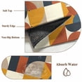 thumbnail image 6 of Mid Century Runner Rug for Hallway 2x6ft, Orange Brown Beige Blue Abstract Retro Geometric Modern Non Slip Floor Mat Washable Low-Profile Indoor Carpet for Living Room, Bedroom, Dining Room, 6 of 9