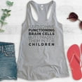 thumbnail image 2 of I Used To Have Functioning Brain Cells Tank Top, Ladies Racerback Tank Top, Mom Tank Mama Tank, Mother Tank, Heather Gray, XX-Large, 2 of 3