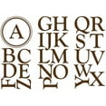 thumbnail image 1 of WallPops WPM99283 Durham Monogramme Espresso Brun, 1 of 3