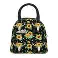 thumbnail image 2 of Haiem Sunflower Skull Boho Printed Lunch Bag Women, Lunch Box Lunch Bag for Women, Small Leakproof Cute Lunch Tote Large Capacity Reusable Insulated Cooler Lunch Container, 2 of 6