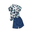 thumbnail image 1 of ZAXARRA Ensemble Deux Pièces Mignon pour Garçon, Chemise Imprimée Dessin Animé avec Short Uni, 1 of 6