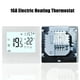 Smart WiFi Thermostat 16A Digital Programmable LCD Display Underfloor Heating Temperature Controller Digital Intelligent Wall Thermostat for Electric Heating - image 2 of 7