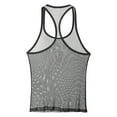 thumbnail image 5 of Men's Sheer Mesh Tank Top Stretchy Sleeveless Muscle Shirt Casual Gym Wear Comfortable Fitted Crop Top for Summer, 5 of 6