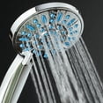 thumbnail image 6 of Antimicrobial / Anti-Clog High-Pressure 6-setting Hand Shower by AquaDance with Microban Nozzle Protection, 6 of 9