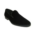 thumbnail image 2 of Mens Santino Luciano Shoes Soft Velvet Slip on Loafer Formal Wedding C351 Black, 2 of 8