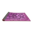 thumbnail image 2 of Ahgly Company Indoor Round Oriental Pink Industrial Area Rugs, 5' Round, 2 of 4