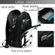 thumbnail image 4 of Balery Monochrome Flying Ravens Mochila con carga USB para hombre y mujer - Mochila impermeable y antirrobo para laptop con puerto USB para viajes, trabajo, 4 of 7