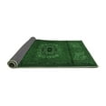 thumbnail image 2 of Ahgly Company Indoor Rectangle Medallion Emerald Green Traditional Area Rugs, 5' x 8', 2 of 4