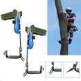 thumbnail image 2 of Professional Tree Climbing Spikes Set, Adjustable Steel Gaffs with Shoulder Straps, Tree Climbing Gear for Arborist Work, Hunting Observation, Fruit Picking (2 Claws), 2 of 9