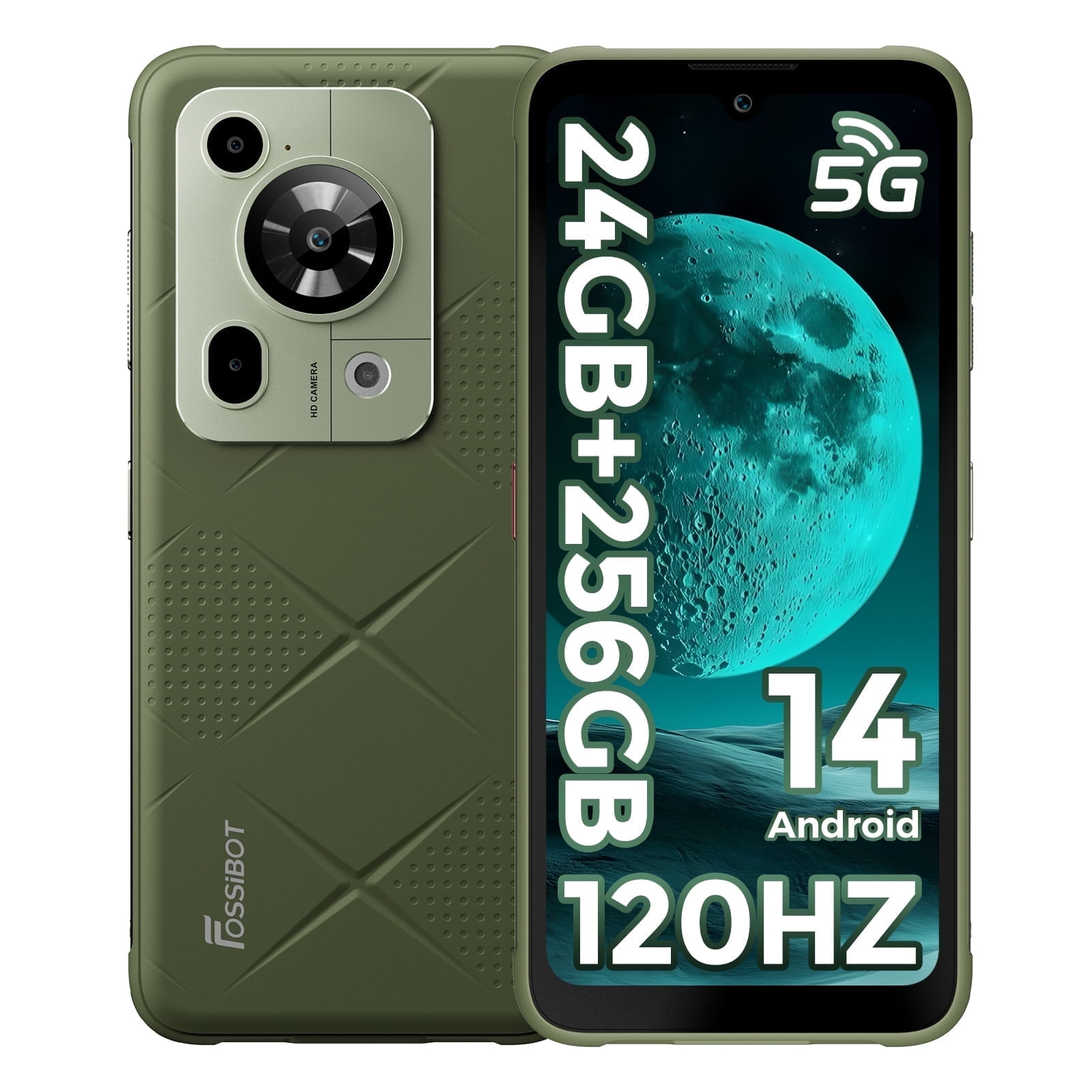 Unihertz Atom L 6GB+128GB Rugged GSM Cell Phone, Unlocked Android