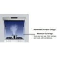 thumbnail image 4 of Vertrons 30" 850CFM Stainless Steel Range Hood | Under cabinet | Pro Performance | Superior Perimeter Extraction Technology Design | 6 Buttonless Touch Control Speeds | Top and Rear Venting Available, 4 of 7