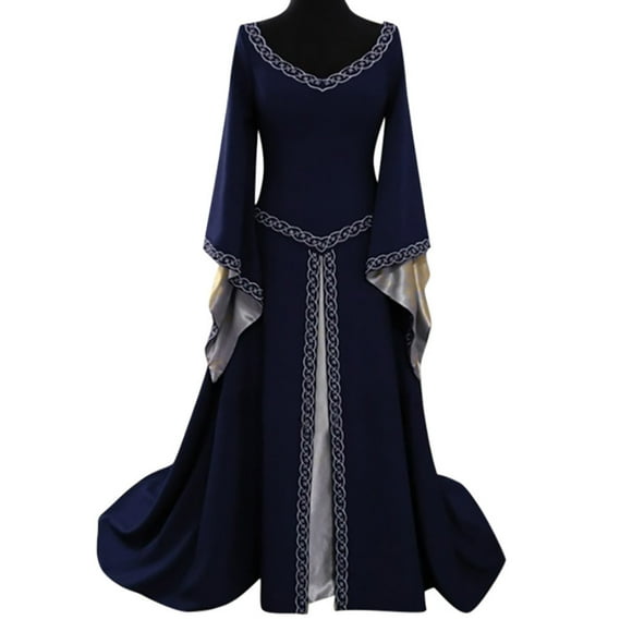 Steam Punk Fashion Women,Renaissance Faire Dress for Women Medieval Victorian Ball Gown Regency Irish Peasant Dresses Halloween Party Clothes Masquerade Party Dress
