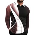 thumbnail image 1 of Suéteres de Manga Corta de los Hombres Top de Solapa / Camisa Diseño Deportivo Casual, Tela Suave Transpirable para el Uso Diario Al Aire Libre de Invierno, 1 of 7