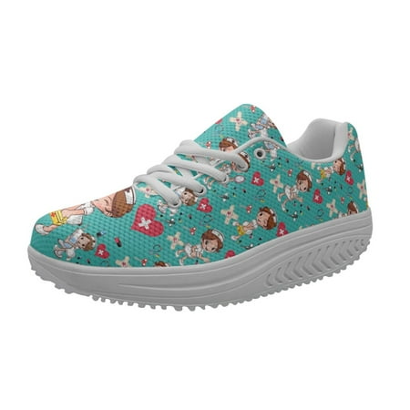 

Blue Nurse Medical Equipment Ladies Spring Autumn Non-slip Walking Shoes Lightweight Brand Design Sneakers Zapatillas de Mujer