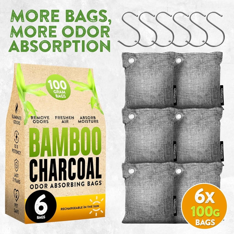 basicConcepts, Bamboo Charcoal, Odor Absorbing Bags