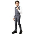 thumbnail image 6 of ETHAN 5PC Elegant Slim Fit Suit for Little Kids Outfits Vest Dress Pants Sets Formal Suit for Boy Wedding Dress 14, 6 of 9
