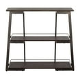 thumbnail image 2 of LumiSource Antique Steel, Espresso Bamboo Converge Bookcase, 2 of 7