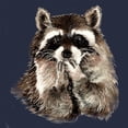 thumbnail image 3 of CafePress - Cute Humorous Watercolor Raccoon Blowing A Kiss Ho - Kids Hooded Sweatshirt, Classic Hoodie, 3 of 4