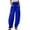 BU1, variant on EDFBUYKRS Female Women Pants Casual Womens Dress Pants with Pockets Petite Womens Solid Color Casual Pants Trousers Elastic Waist Pockets Wide Leg Trousers S
