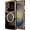 Black, variant on REQO for Samsung Galaxy S26 Ultra Case for Women Girls [Compatible with MagSafe] Cute Curly Wave Shape, Magnetic Love Heart Pattern with Camera Lens Cover Luxury Plating Shockproof Phone Case