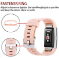 thumbnail image 3 of Replacement Bands Compatible for Fitbit Charge 2, Classic & Special Edition Adjustable Sport Wristbands(Light Pink,L), 3 of 7