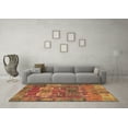 thumbnail image 3 of Ahgly Company Indoor Rectangle Abstract Brown Modern Area Rugs, 6' x 9', 3 of 4