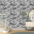 thumbnail image 2 of Yancorp 10ft Brick Wallpaper Peel and Stick Contact Paper Waterproof Self-Adhesive Backsplash Easily Removable Grey Wallpaper, 2 of 6