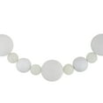 thumbnail image 4 of Northlight 3-Finish Shatterproof Ball Christmas Garland - 6' x 4" - White - Unlit, 4 of 5