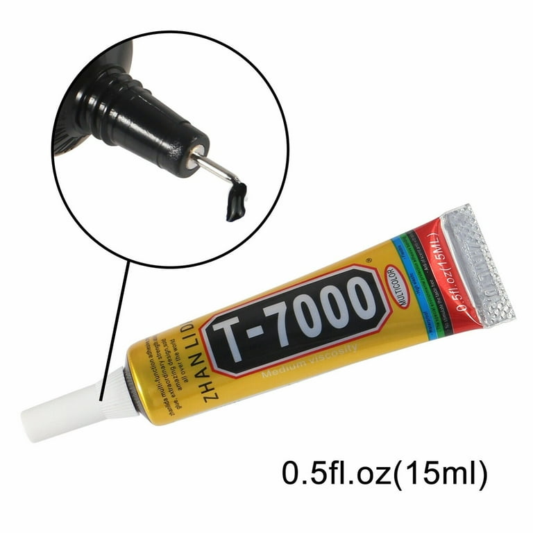 Zhanlida T7000 Black Contact Adhesive Repair Glue With Precision