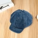 thumbnail image 5 of Gorra vaquera estilo vendedor de periódicos, estilo vintage, suave, de 8 paneles, para mujer y niña, plana, color azul., 5 of 8