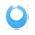 thumbnail image 2 of EIMELI Baby Bath Ear Protector Adjustable Baby Bath Hat Baby Shampoo Shield Child Blue, 2 of 8