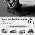 thumbnail image 4 of Btidfty 2 Pieces Plastic Car Ramps 3 Ton Capacity Heavy Duty Garage Ramps Portable Vehicle Maintenance Tire Ramps for Lifting Vehicles Car Service & Repair, 4 of 9