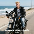 thumbnail image 2 of GoHawk TJ4-R 4" Waterproof Motorcycle Bluetooth Speakers Stereo Amplifier Audio System Harley Touring Cruiser ATV 4-Wheeler FM Radio, 2 of 10