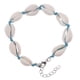 thumbnail image 1 of BRIGHTFUFU Pulsera de concha marina Pulsera de concha de nudo tejida hecha a mano simple para mujer Grils Lover Blue, 1 of 7