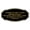 Black Gold, variant on Victorian Please Do Not Flush Etiquette Sign (Walnut) - Small 3" X 6"