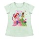 thumbnail image 1 of Playera Para Niña Disney Princesas Cuello Redondo Manga Corta Talla 10 Verde, 1 of 2